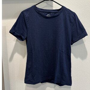 J. Crew Vintage Cotton Navy Short Sleeve Tee